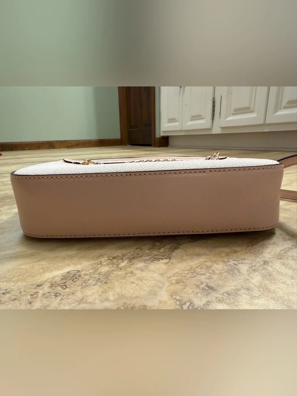 Michael Kors Blush Pink Leather Crossbody Bag